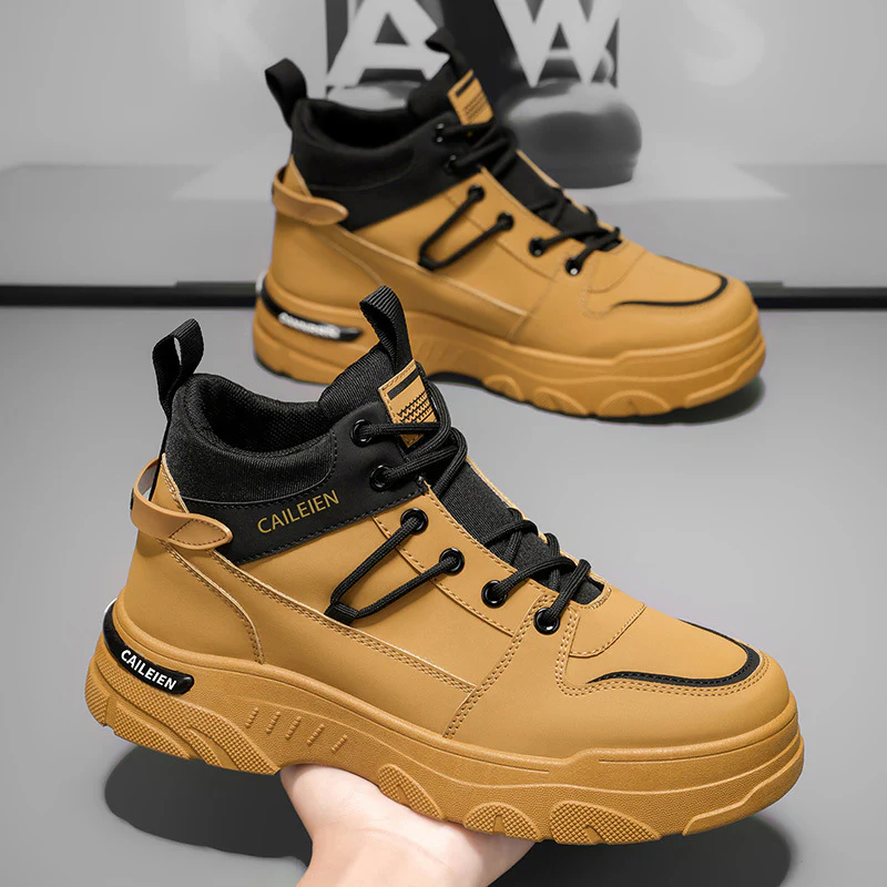 Damen modische High-Top Sneakers mit rutschfester Sohle und gestochen scharfem Design Heidi Mode - Image 4