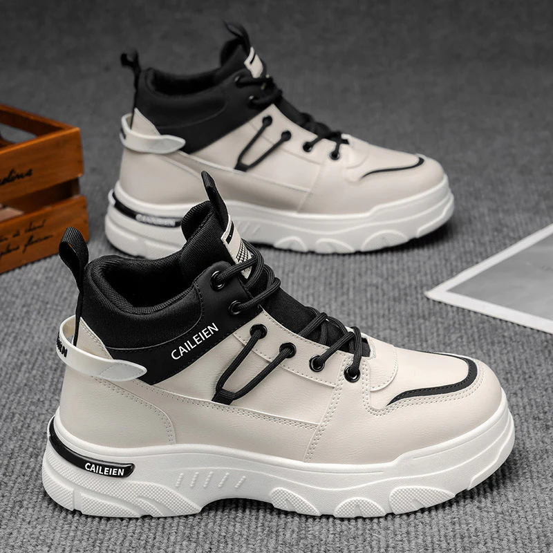 Damen modische High-Top Sneakers mit rutschfester Sohle und gestochen scharfem Design Heidi Mode - Image 8