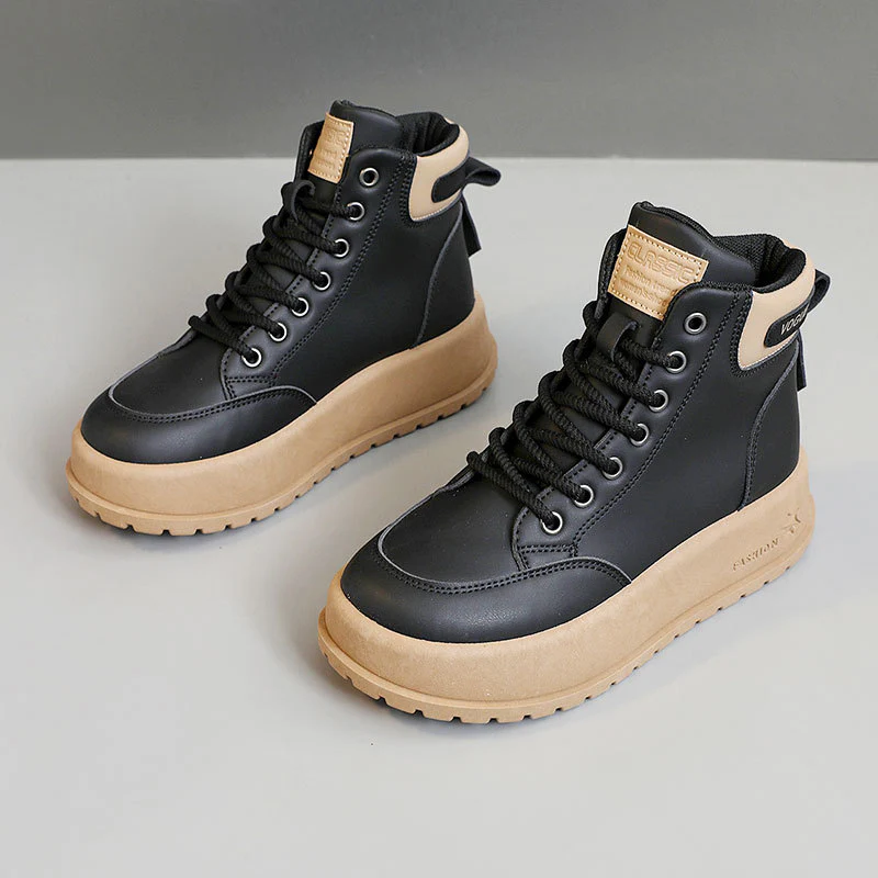 Damen modische High-Top Sneakers mit rutschfester Sohle und praktischem Schnürsystem Heidi Mode - Image 6