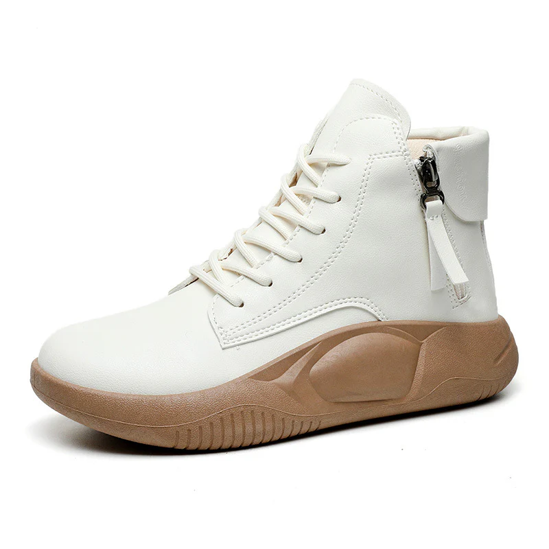 Damen modische High-Top Sneakers mit seitlichem Reißverschluss Heidi Mode - Image 5