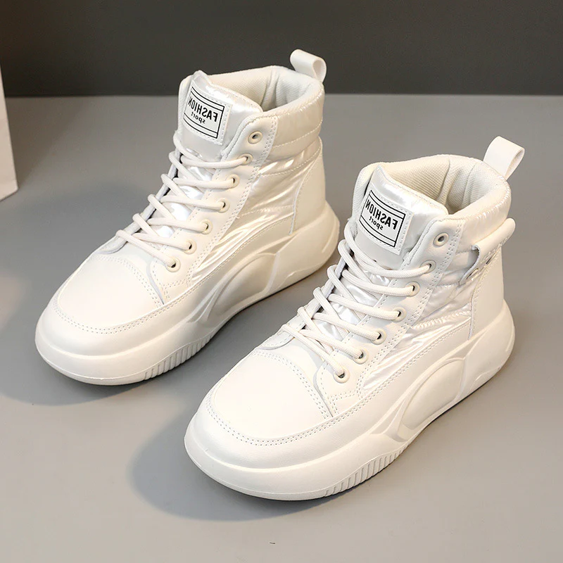 Damen Modische High-Top Sneakers mit sportlichem Design und rutschfester Sohle Heidi Mode - Image 6