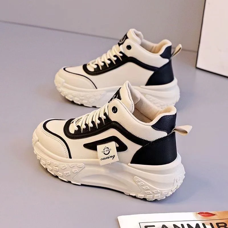 Damen modische High-Top Sneakers mit stoßdämpfender Sohle Heidi Mode - Image 4