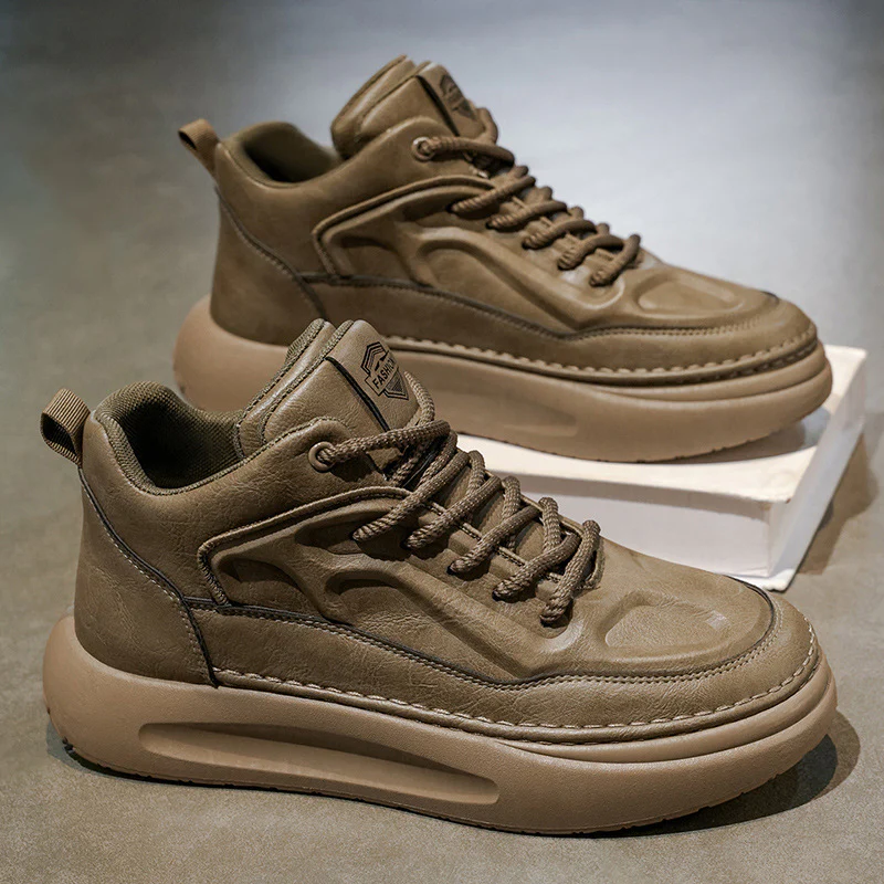 Damen Modische High-Top Sneakers mit strapazierfähigem Obermaterial und dämpfender Sohle Heidi Mode - Image 3