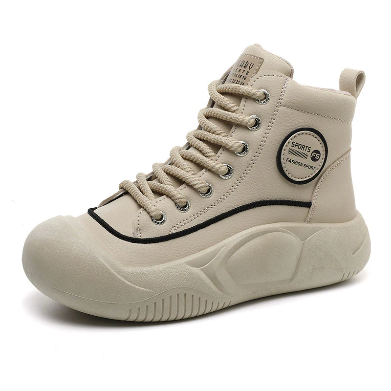 Damen modische High-Top Sneakers mit strapazierfähiger Sohle und sportlichem Design Heidi Mode - Image 5