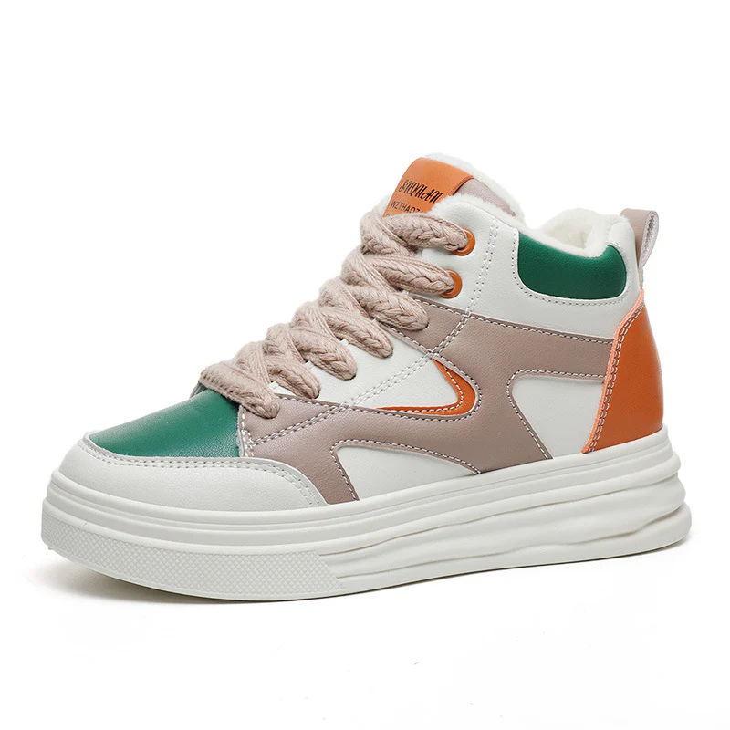 Damen modische High-Top Sneakers mit trendigen Farbakzenten Heidi Mode - Image 5