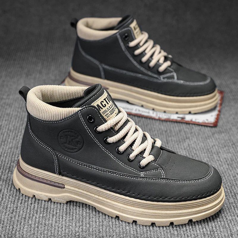 Damen modische High-Top Stiefel mit gepolstertem Innenfutter und rutschfester Sohle Heidi Mode - Image 4