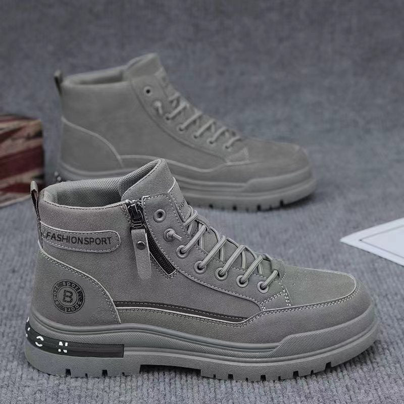 Damen Modische High-Top Stiefel mit robustem Sohlenprofil und praktischem Reißverschluss Heidi Mode - Image 2