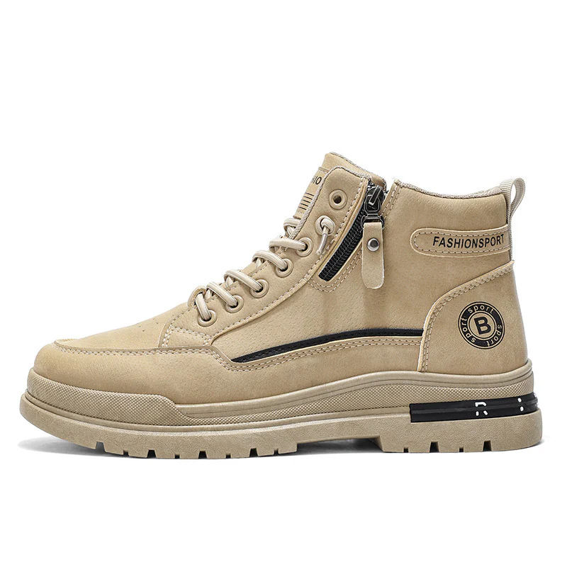 Damen Modische High-Top Stiefel mit robustem Sohlenprofil und praktischem Reißverschluss Heidi Mode - Image 5