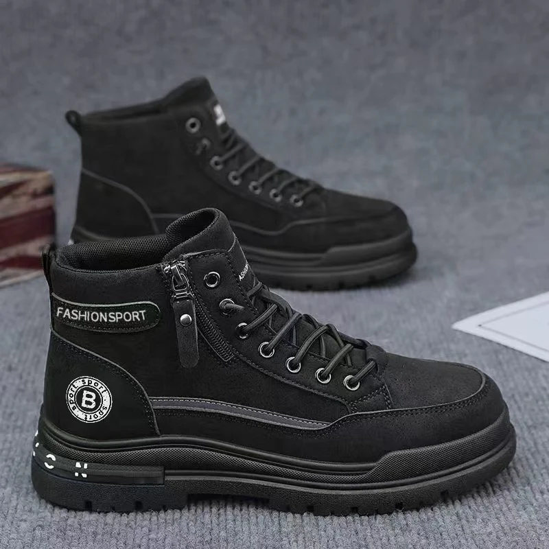 Damen Modische High-Top Stiefel mit robustem Sohlenprofil und praktischem Reißverschluss Heidi Mode - Image 8