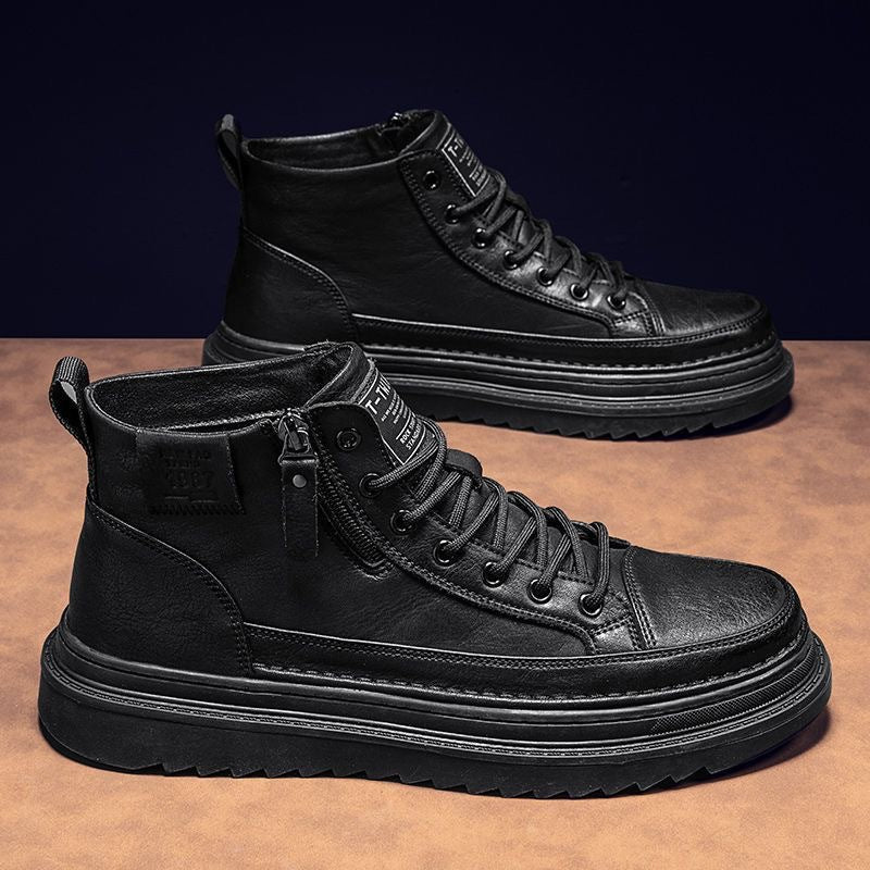 Damen Modische High-Top Stiefel mit rutschfester Sohle und praktischem Reißverschluss Heidi Mode - Image 7