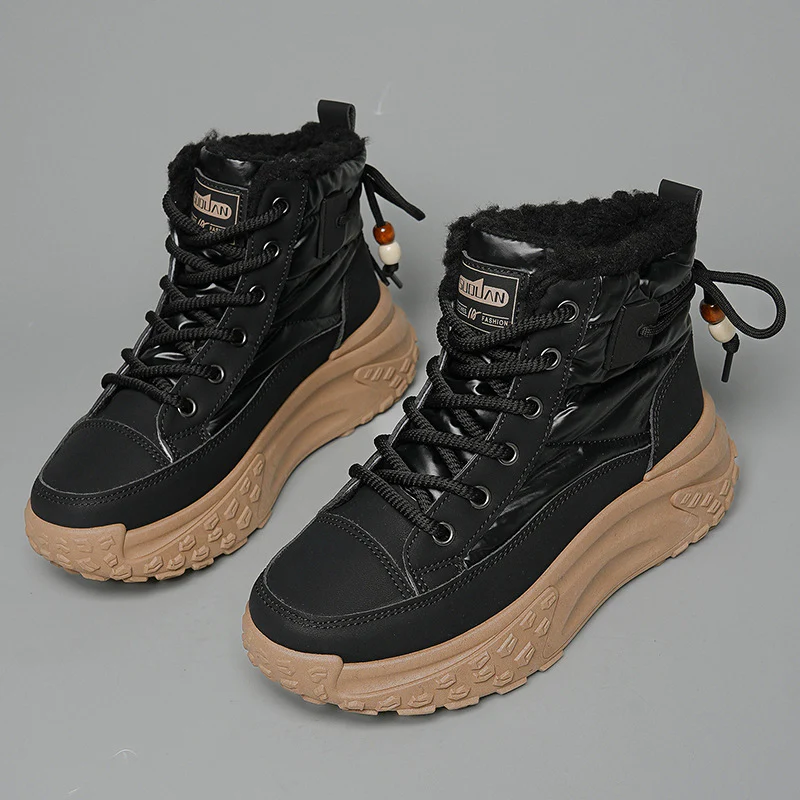 Damen modische hohe Sneakers mit isolierendem Futter und rutschfester Sohle Heidi Mode - Image 3
