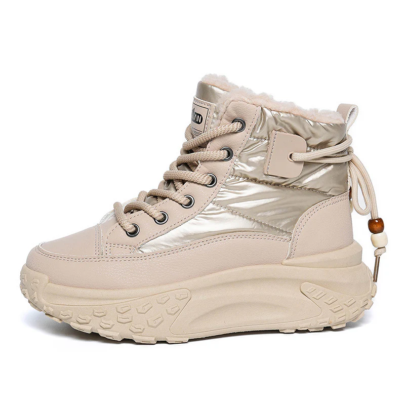 Damen modische hohe Sneakers mit isolierendem Futter und rutschfester Sohle Heidi Mode - Image 5