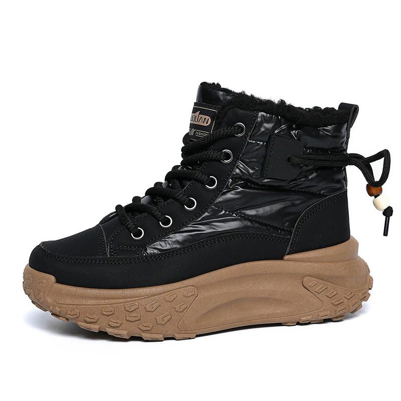 Damen modische hohe Sneakers mit isolierendem Futter und rutschfester Sohle Heidi Mode - Image 7