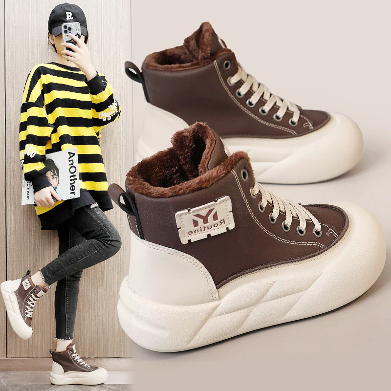 Damen modische Höhen-Sneaker mit weichem Futter und elastischer Sohle Heidi Mode - Image 2