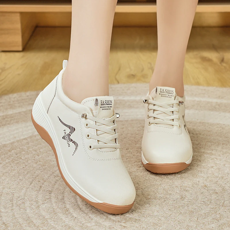 Damen modische Komfort-Sneaker mit orthopädischer Unterstützung und rutschfester Sohle Heidi Mode - Image 2