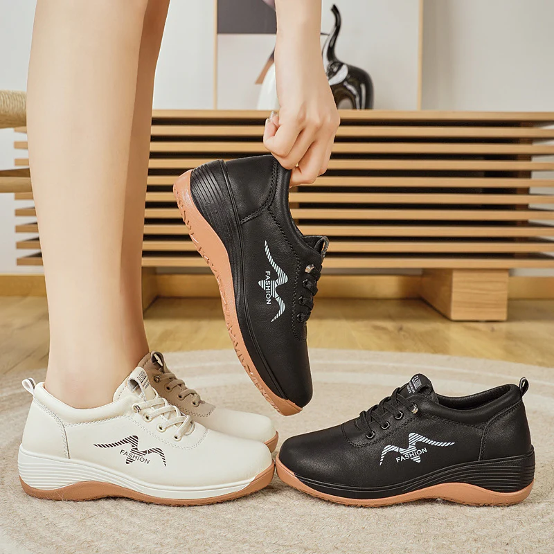 Damen modische Komfort-Sneaker mit orthopädischer Unterstützung und rutschfester Sohle Heidi Mode - Image 4