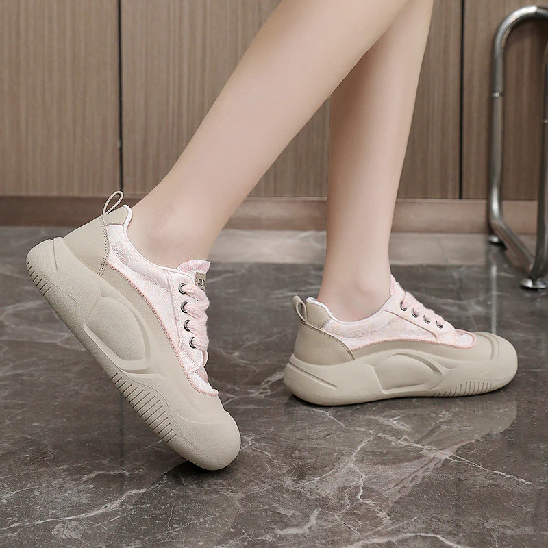 Damen modische komfortable Sneakers mit stoßdämpfendem Design Heidi Mode - Image 4