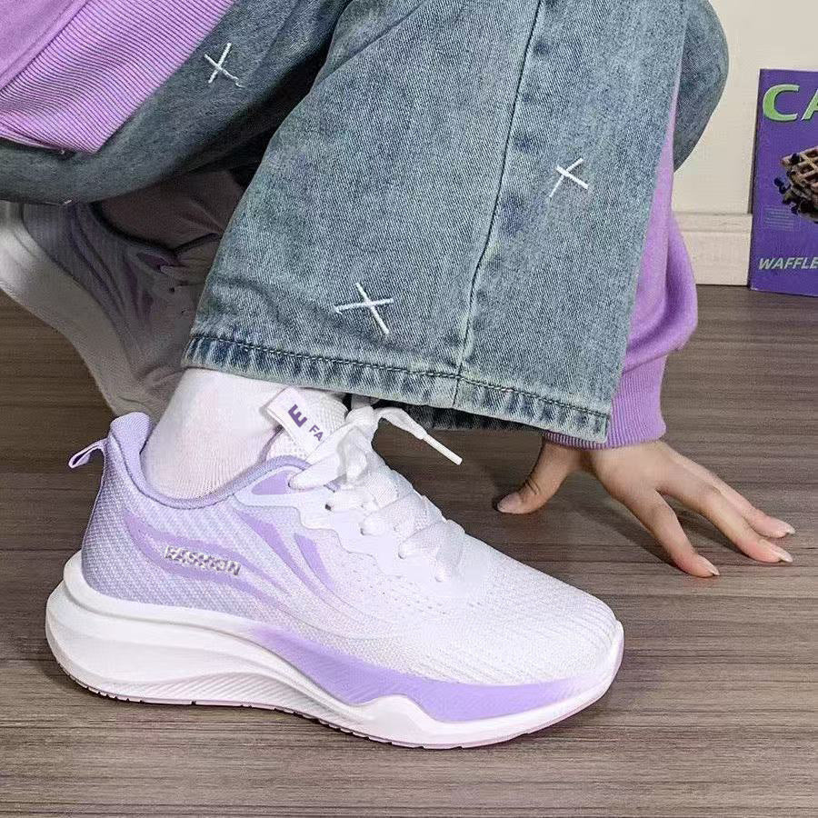 Damen Modische Lauf-Sneakers mit atmungsaktiver Mesh-Oberfläche und dämpfender Sohle Heidi Mode - Image 2