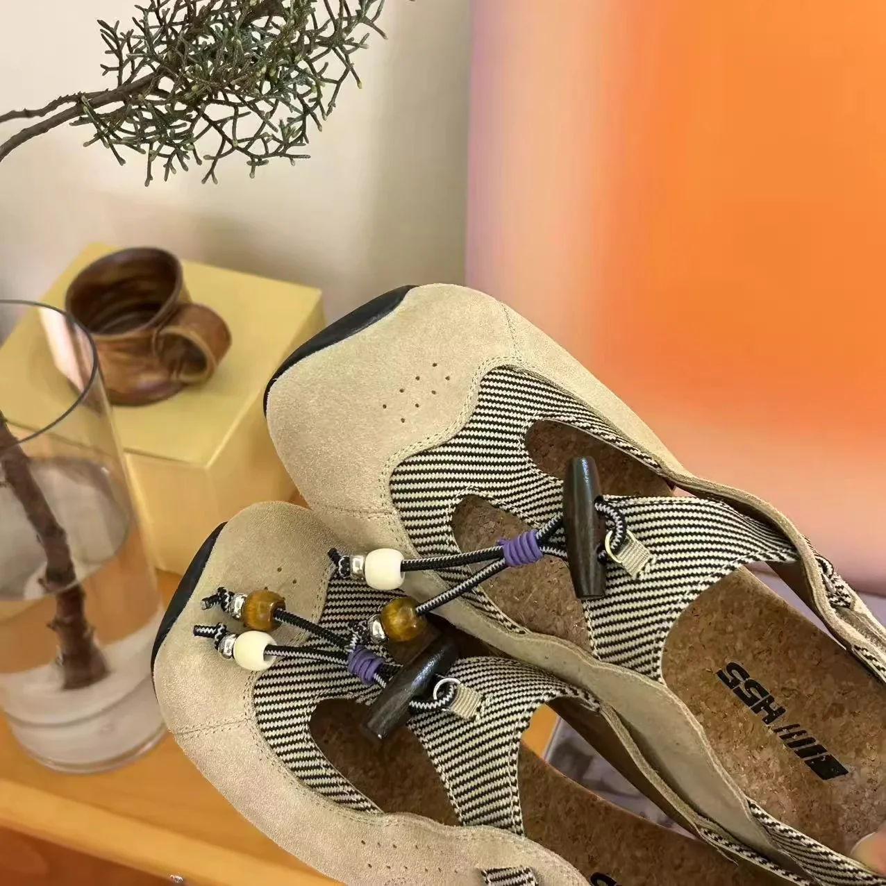 Damen modische Leder-Schnürschuhe mit innovativer Verschlusslösung und atmungsaktivem Design Heidi Mode - Image 7