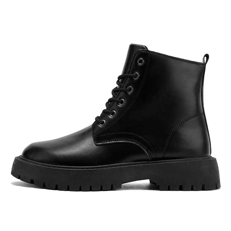 Damen Modische Lederboots mit praktischem Reißverschluss und robustem Profil Heidi Mode - Image 5