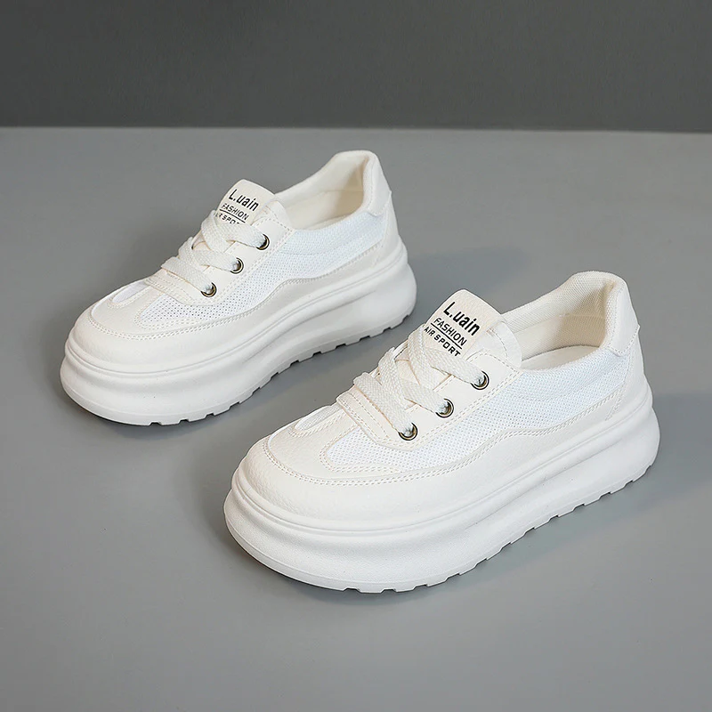 Damen modische Lifestyle Sneaker mit dicker Laufsohle und atmungsaktivem Obermaterial Heidi Mode - Image 6