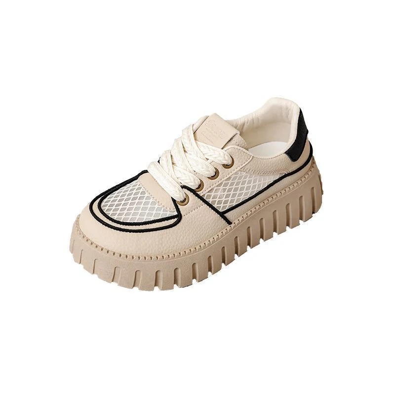 Damen modische Lifestyle-Sneaker mit texturiertem Obermaterial und dämpfender Sohle Heidi Mode - Image 7