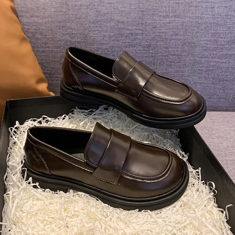 Damen Modische Loafers mit breitem Klettverschluss und robuster Sohle Heidi Mode - Image 6