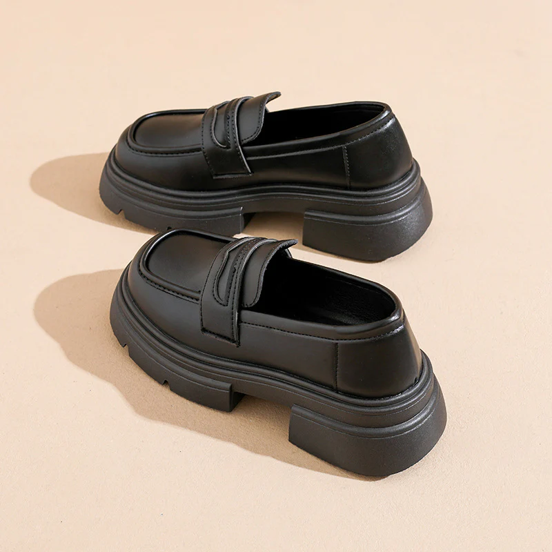 Damen modische Loafers mit robustem Plateau und eleganter Schnalle Heidi Mode - Image 2