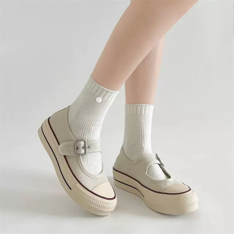 Damen Modische Mary Jane Schuhe mit verstellbarem Riemen und weicher Sohle Heidi Mode - Image 2