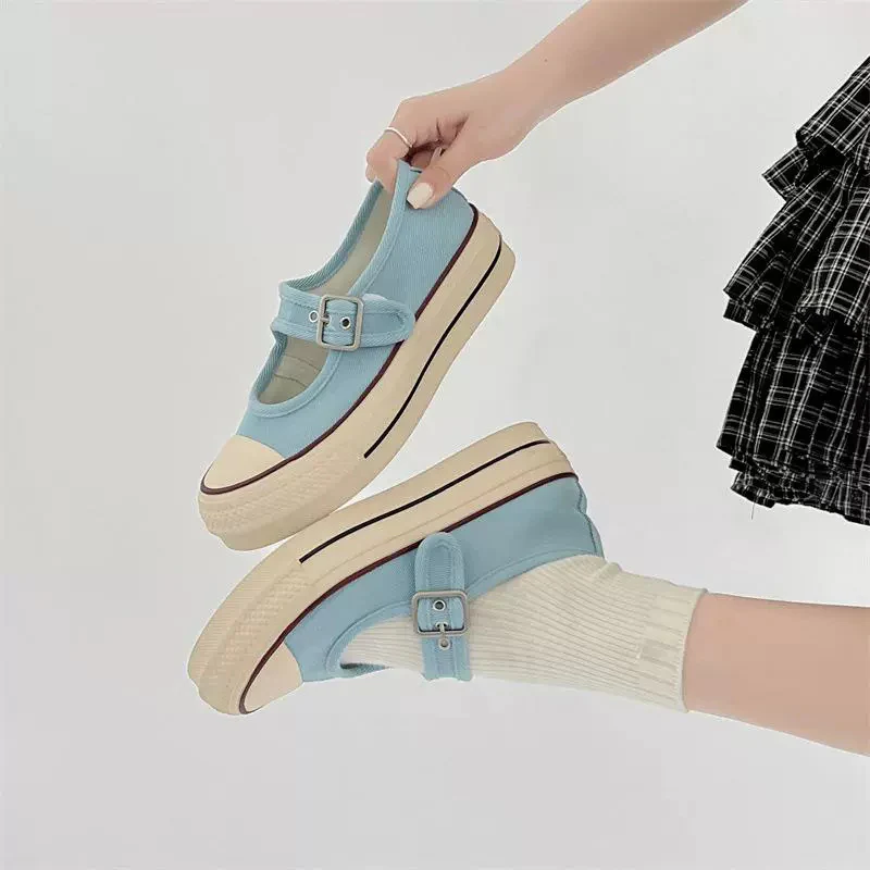 Damen Modische Mary Jane Schuhe mit verstellbarem Riemen und weicher Sohle Heidi Mode - Image 3