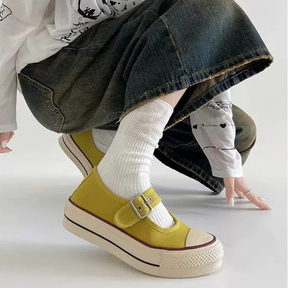Damen Modische Mary Jane Schuhe mit verstellbarem Riemen und weicher Sohle Heidi Mode - Image 4