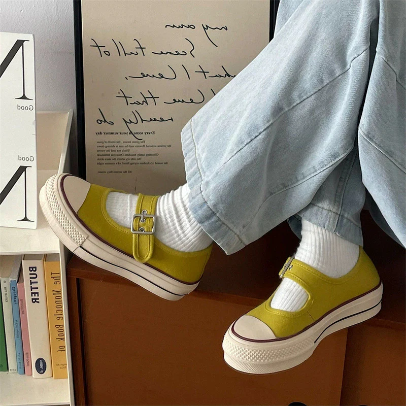 Damen Modische Mary Jane Schuhe mit verstellbarem Riemen und weicher Sohle Heidi Mode - Image 9
