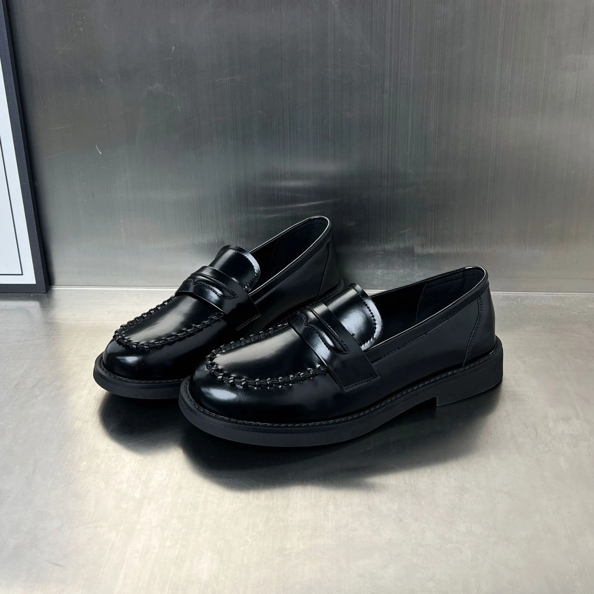 Damen modische Mokassins mit geschmackvoller Steppnaht und rutschfester Sohle Heidi Mode - Image 6