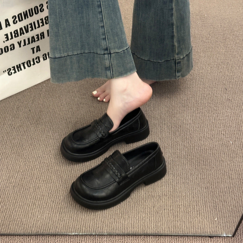 Damen modische Mokassins mit innovativem Plateau-Heel und dezenter Schnallenverzierung Heidi Mode - Image 4