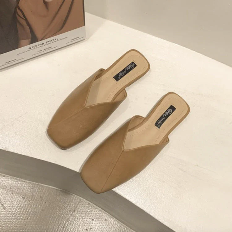 Damen Modische Mules mit Elegantem V-Ausschnitt Heidi-Mode - Image 7