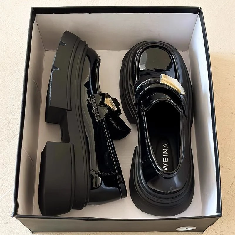 Damen Modische Plateau-Loafers mit komfortabler Sohle und elegantem Design Heidi Mode - Image 6