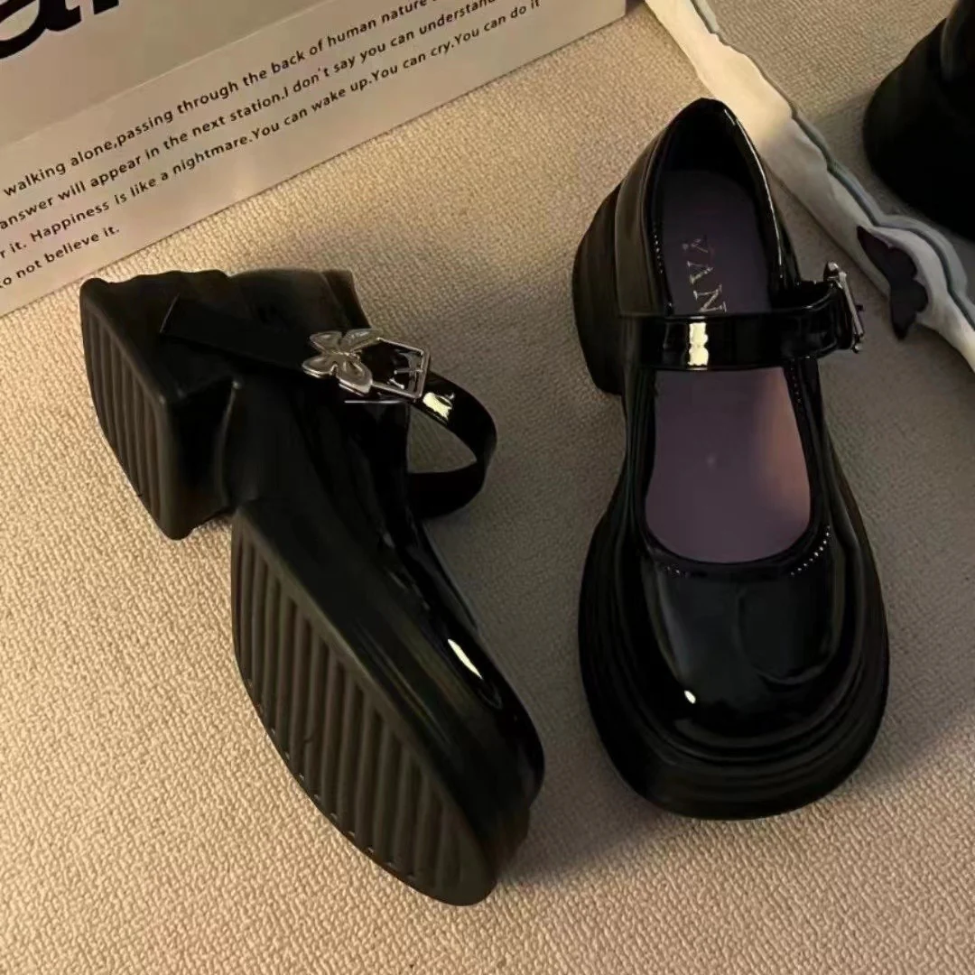 Damen Modische Plateau-Pumps mit verstellbarem Riemen und stabiler Sohle Heidi Mode - Image 6