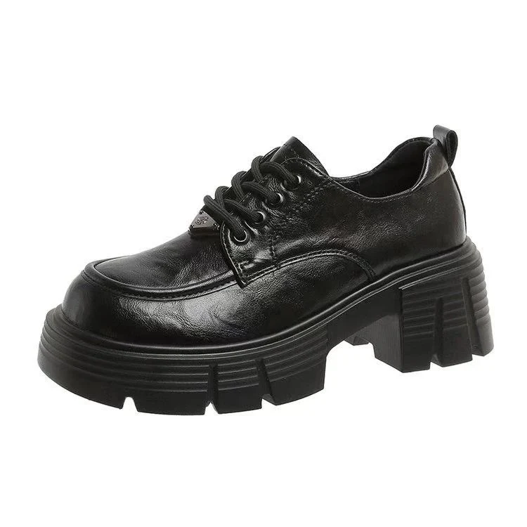 Damen modische Plateau-Schnürschuhe mit robustem Profil Heidi Mode - Image 5