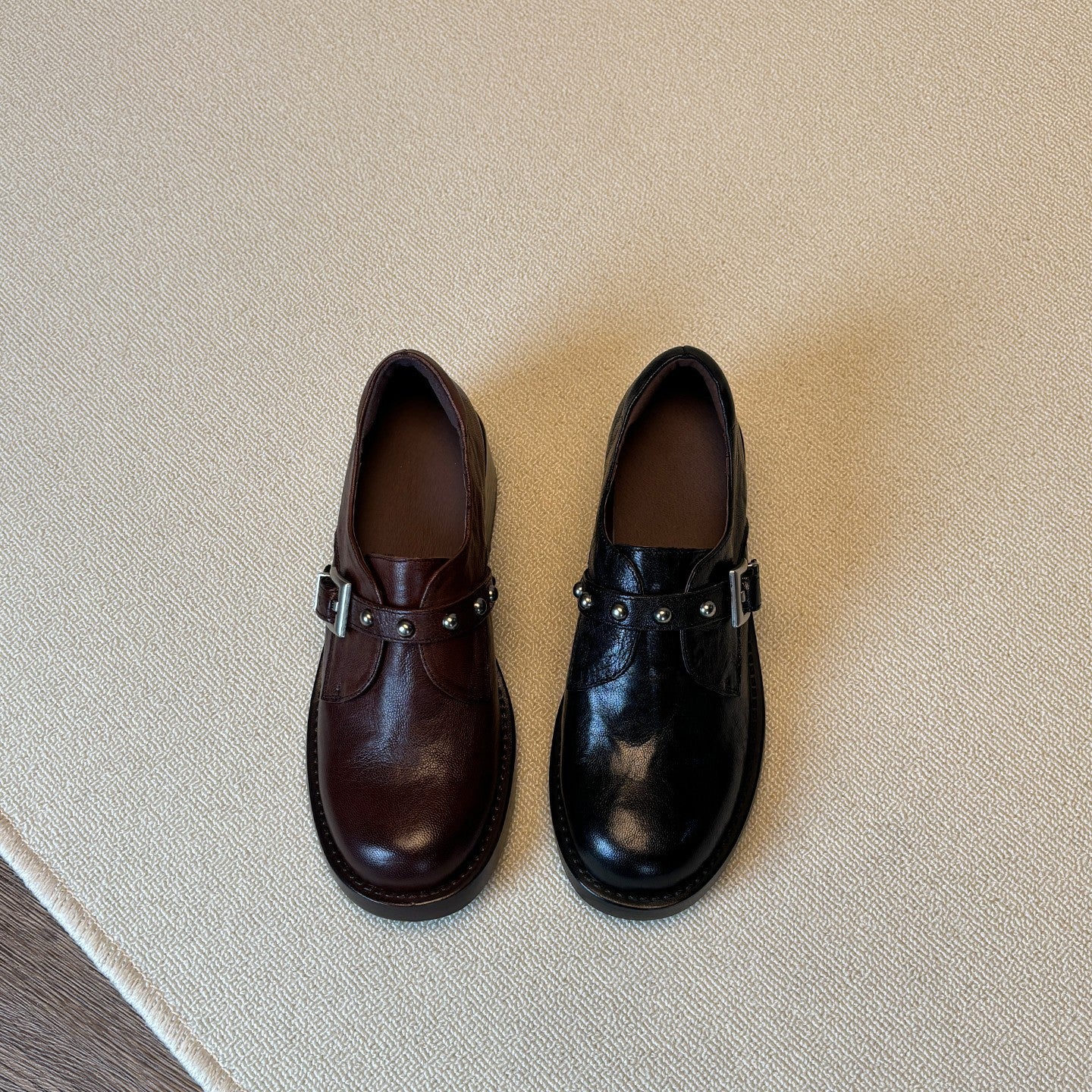 Damen modische Plateau-Schuhe mit dekorativen Riemen und komfortablem Blockabsatz Heidi Mode - Image 2