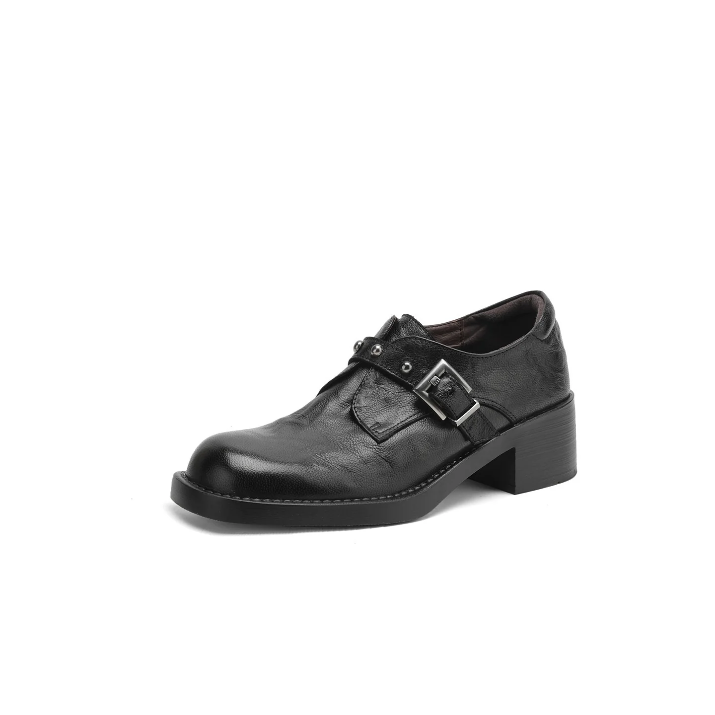 Damen modische Plateau-Schuhe mit dekorativen Riemen und komfortablem Blockabsatz Heidi Mode - Image 5