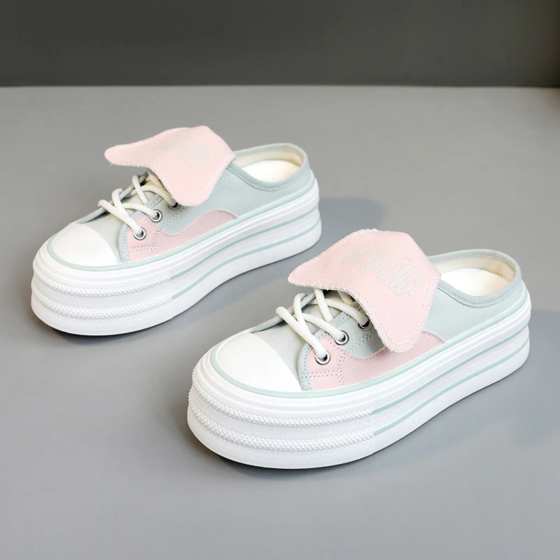 Damen modische Plateau Sneaker mit abnehmbaren Riemen Heidi Mode - Image 8
