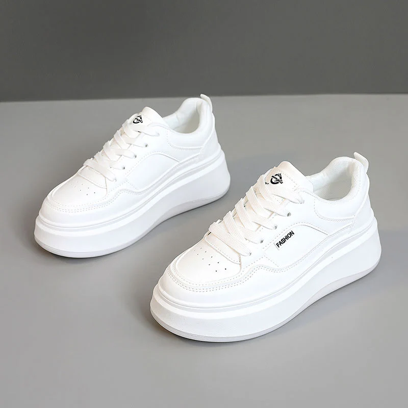 Damen Modische Plateau-Sneaker mit atmungsaktivem Obermaterial und gepolsterter Innensohle Heidi Mode - Image 7
