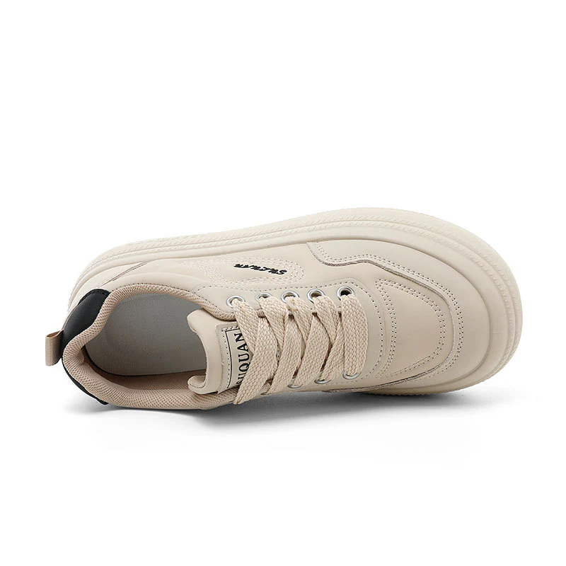 Damen modische Plateau-Sneaker mit atmungsaktiver Oberflächenstruktur und dämpfender Sohle Heidi Mode - Image 4
