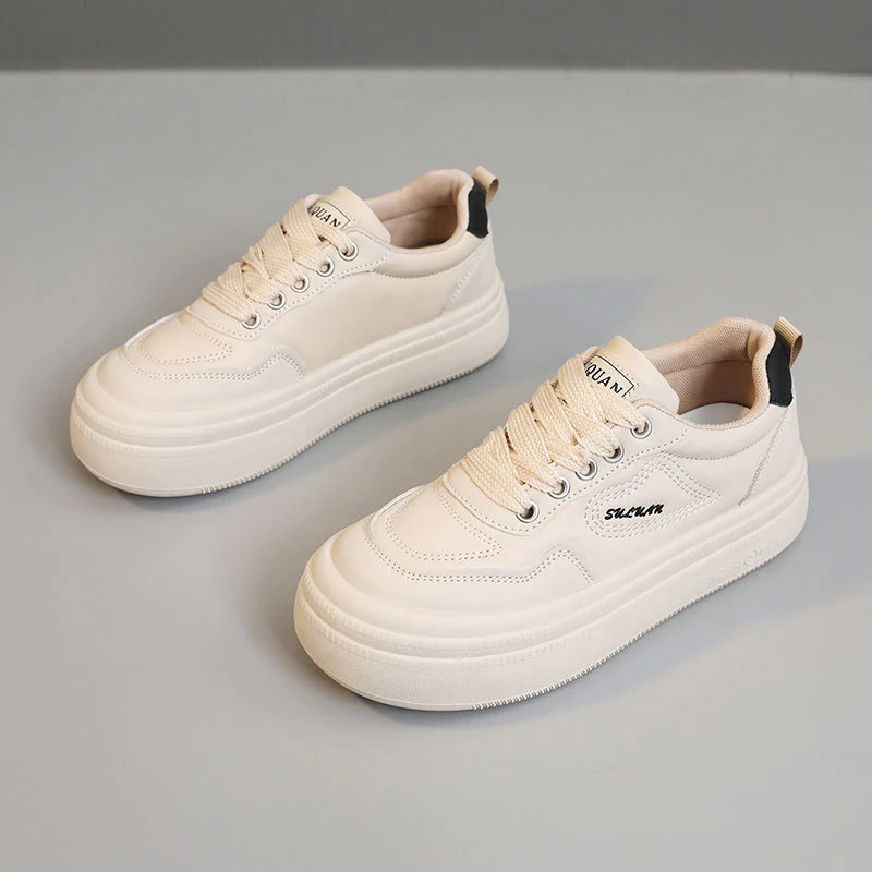 Damen modische Plateau-Sneaker mit atmungsaktiver Oberflächenstruktur und dämpfender Sohle Heidi Mode - Image 6