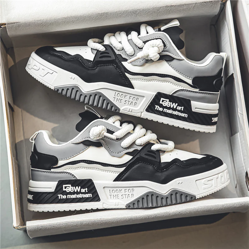 Damen Modische Plateau-Sneaker mit auffälligem Sohlen-Design Heidi Mode - Image 7