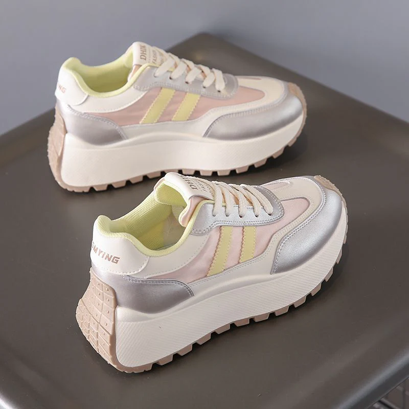 Damen Modische Plateau-Sneaker mit bequemem Fußbett und sportlichem Design Heidi Mode - Image 6