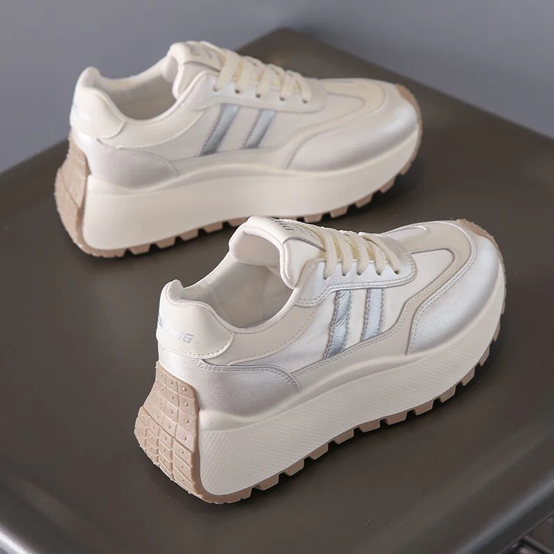 Damen Modische Plateau-Sneaker mit bequemem Fußbett und sportlichem Design Heidi Mode - Image 8