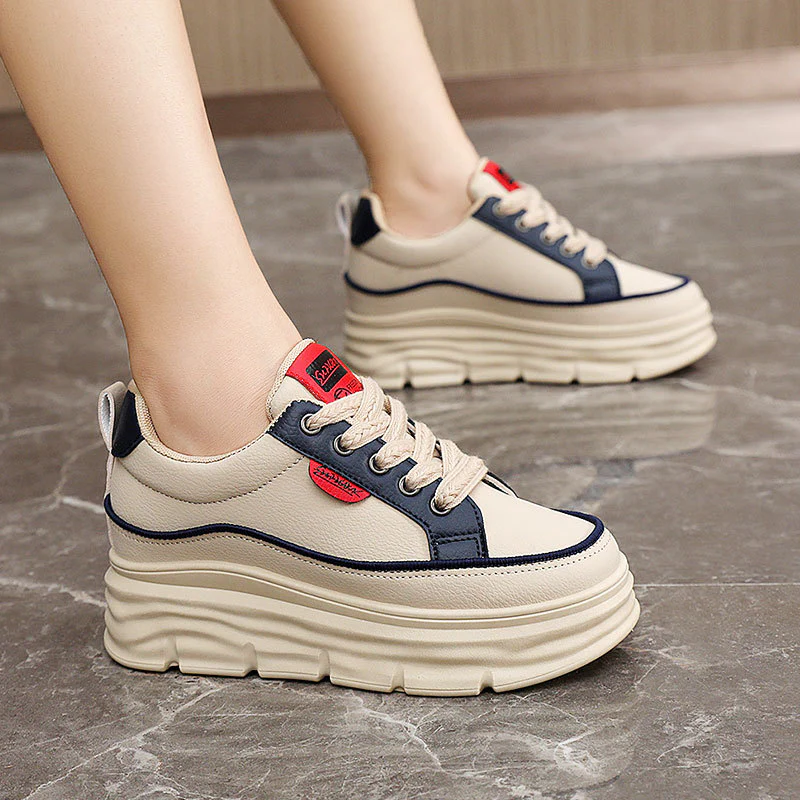 Damen modische Plateau-Sneaker mit ergonomischer Dämpfung Heidi Mode - Image 4