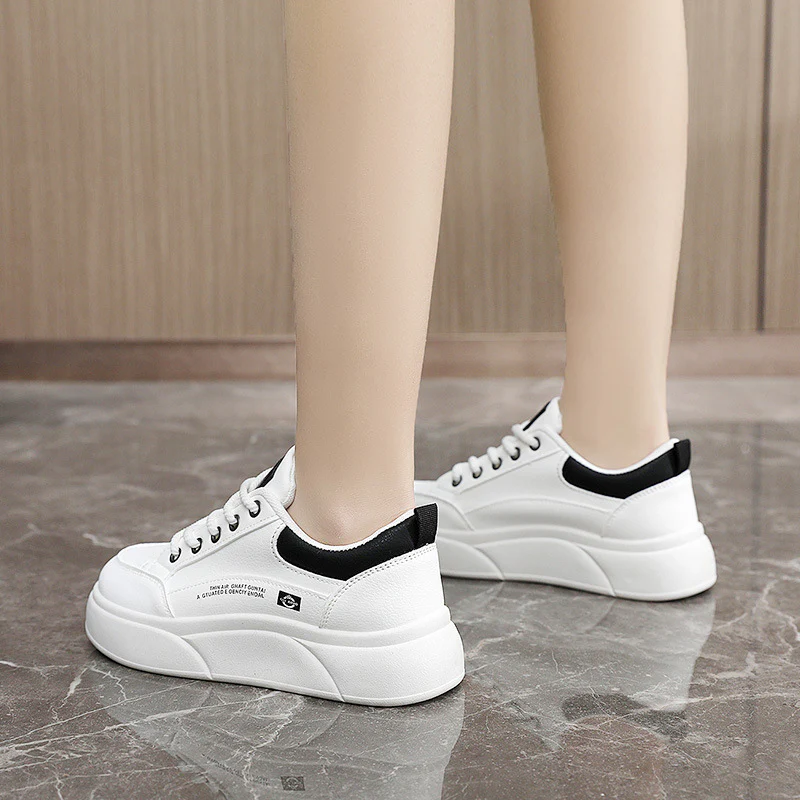 Damen modische Plateau-Sneaker mit rutschfester Sohle und dämpfendem Fußbett Heidi Mode - Image 3