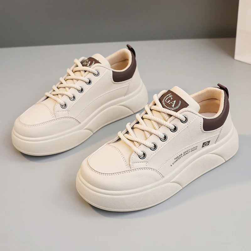Damen modische Plateau-Sneaker mit rutschfester Sohle und dämpfendem Fußbett Heidi Mode - Image 6